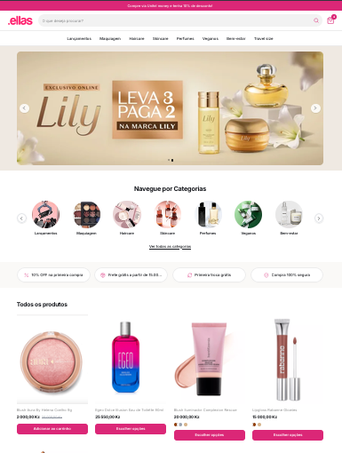 Loja online criada na KuxiShop